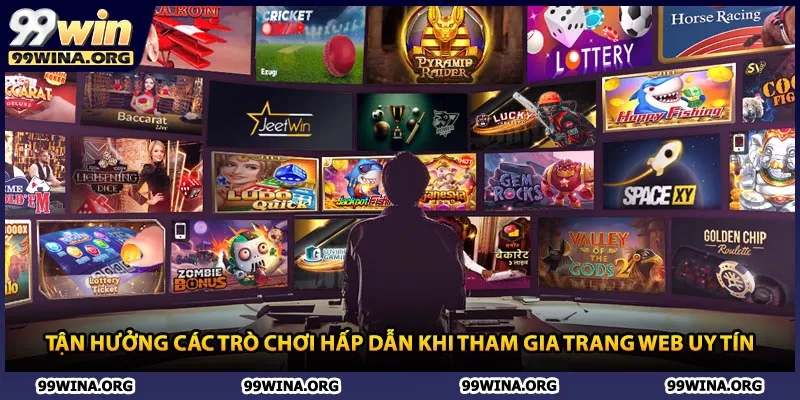 Tận hưởng các trò chơi hấp dẫn khi tham gia trang web uy tín