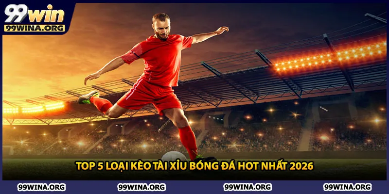 Top 5 loại kèo tài xỉu bóng đá hot nhất 2026
